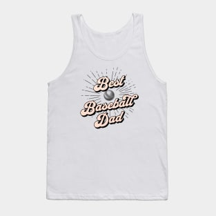 Best Baseball Dad Tank Top